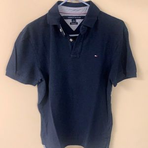 Tommy hilfiger classic fit medium blue men’s polo